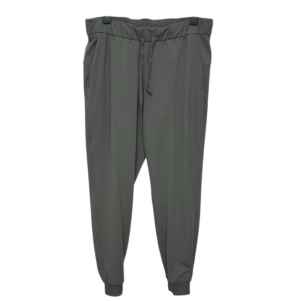 Lululemon On The Fly Jogger Grey Sage‎ Women's Size 10 High Rise Yoga